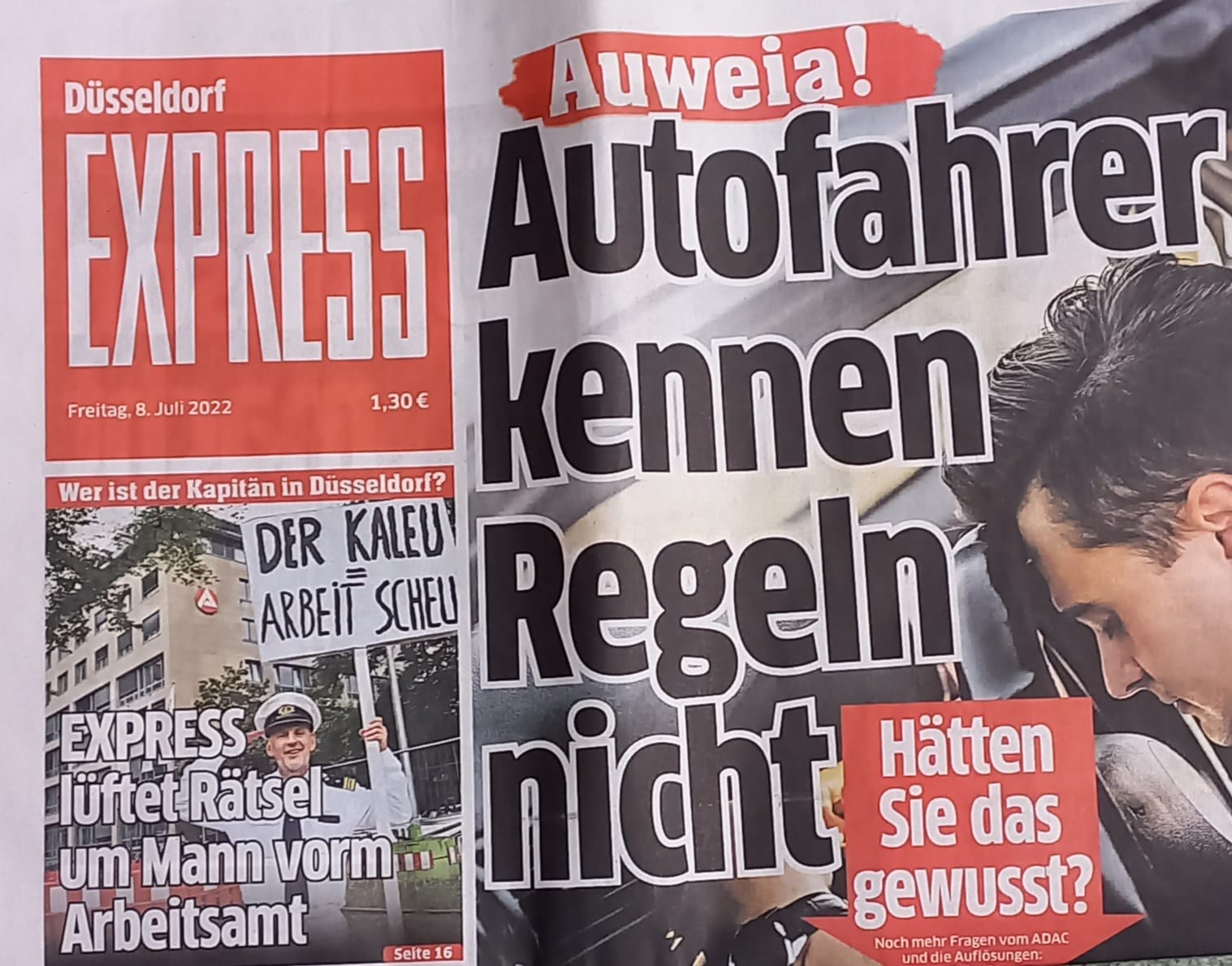 Duesseldorfer und Koelner EXPRESS am 08.07.22